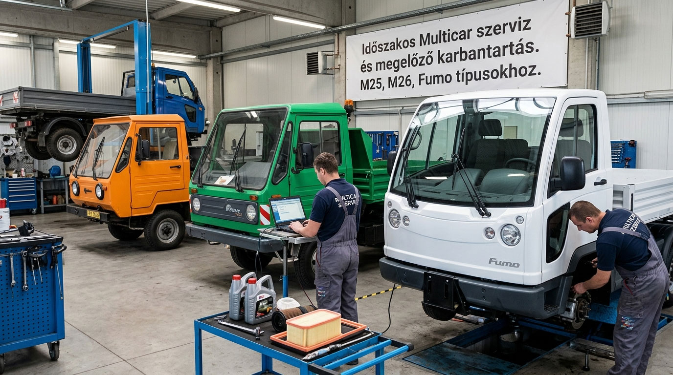 Időszakos Multicar szerviz és megelőző karbantartás